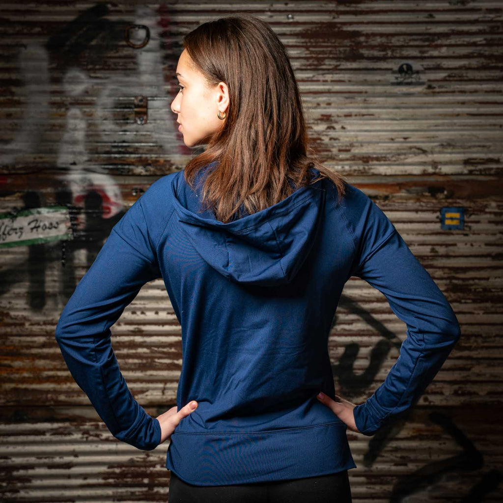 Women’s Half-Zip Lightweight Athletic Hoodie