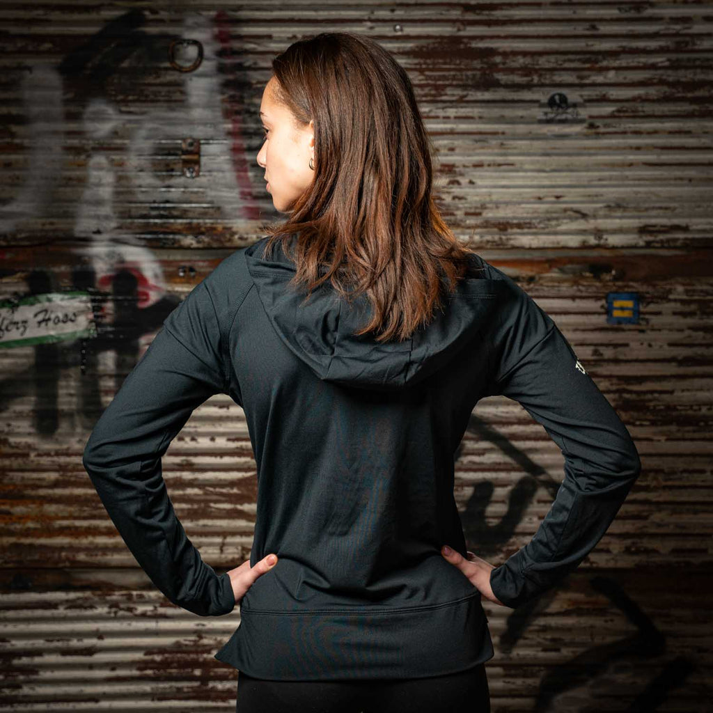 Women’s Half-Zip Lightweight Athletic Hoodie