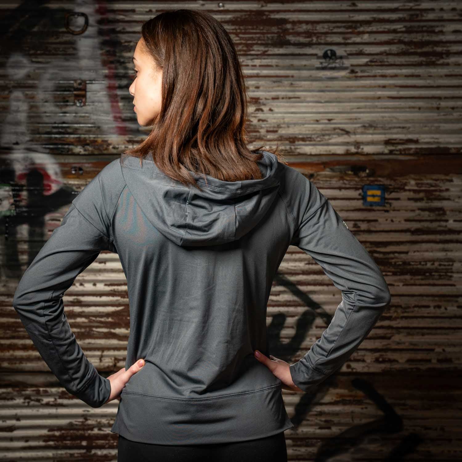 Women’s Half-Zip Lightweight Athletic Hoodie